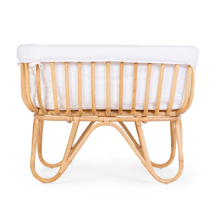 Lola Handcrafted rattan bassinet + Mattress