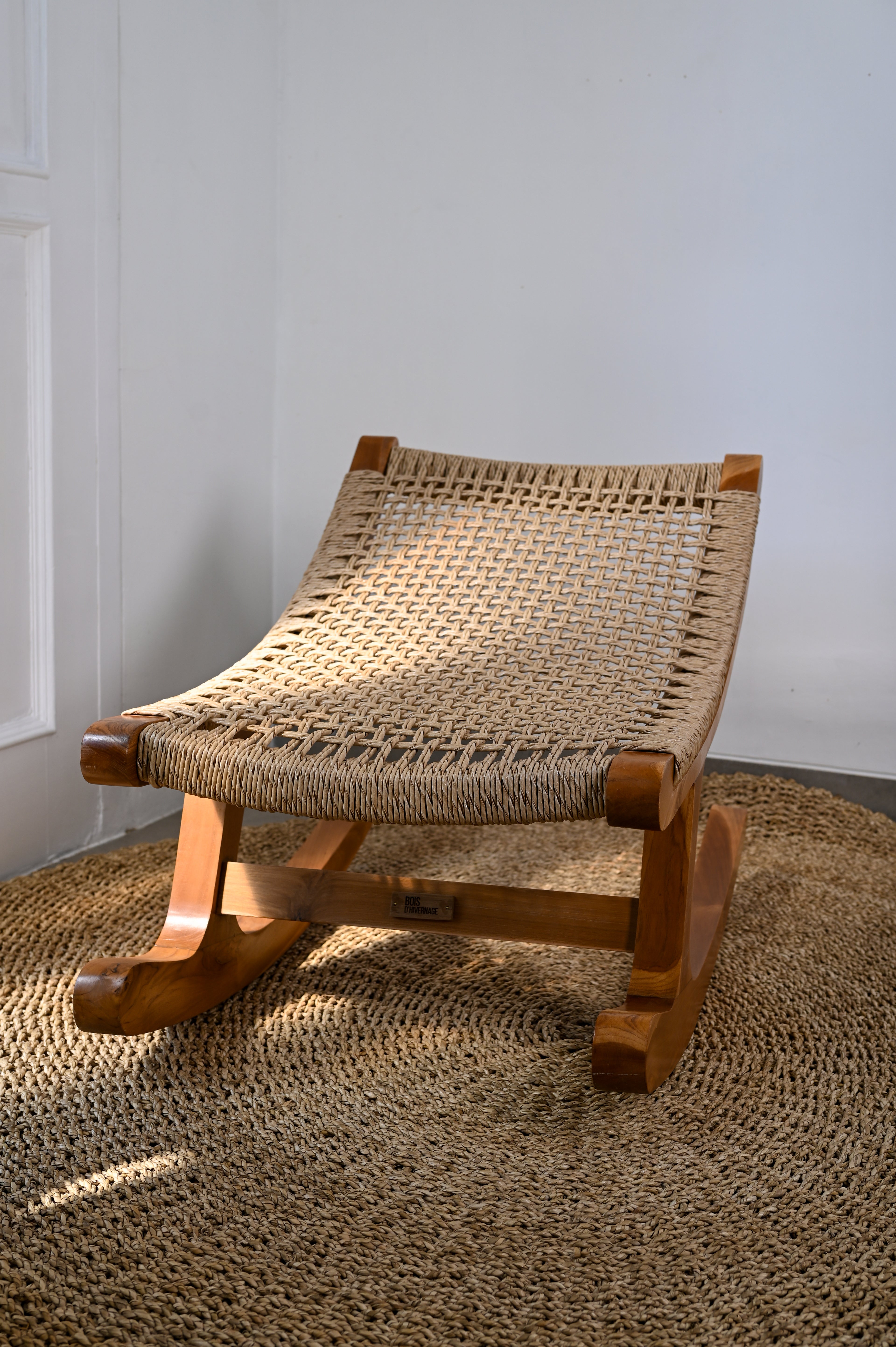 Lola Raffia baby rocker